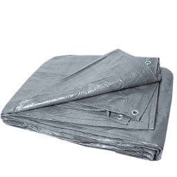  Prelată argintie, 100g/m2, 6x8 m