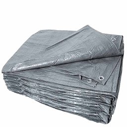  Prelată mare de acoperire argintie, 100g/m2, 10x15 m