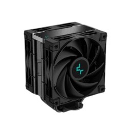 DeepCool CPU Cooler - AK400 ZERO DARK PLUS (28 dB; max., 101.02 m3/h; 4 pini, 4 heatpipe-uri, 12 cm, PWM)
