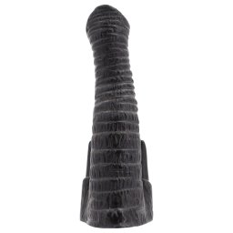AnimHole Djumbo - dildo trompă de elefant - 18cm (negru)