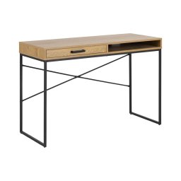 Birou SARON, stejar/negru