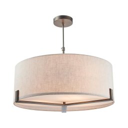 Lustră pe tijă Endon 72635 HAYFIELD 3xE27/40W/230V crom mat/gri