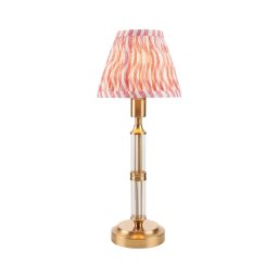 Lampă LED reîncărcabilă dimabilă de masă Endon 114842 MORTON LED/1,5W/5V alamă/roz