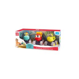 SET 3 MASINUTE DE CONSTRUCTIE MONSTRULETII AMUZANTI CU FRICTIUNE SuperHeroes ToysZone