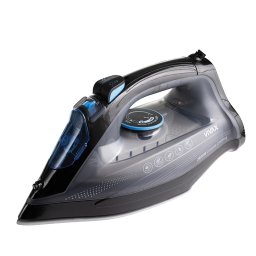 Fier de calcat cu abur Vivax IR-2600CB, Putere 2600W, termostat reglabil, rezervor de apa 320ml, Negru-Albastru