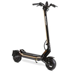 Trotineta electrica MS Energy Flare, Motor 600W, Anvelope anti-perforare, Suspensie dubla frontal si spate, Sistem inteligent BMS, Autonomie de pana la 60 km, Negru