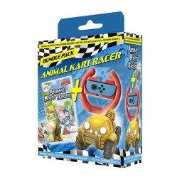 Joc Animal Kart Racer Steering Wheel Bundle Pentru Nintendo Switch