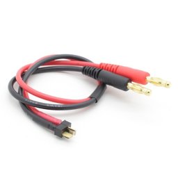 Cablu Adaptor pentru Incărcare cu Mufă Mini T și Mufă Banană de 4 mm