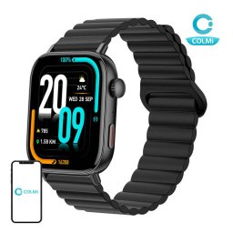 Ceas inteligent Colmi C8 Max cu curea magnetică (negru)