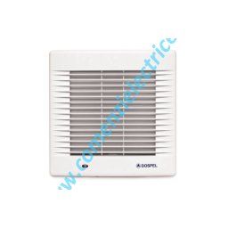 Ventilator cu grila automata, timer si senzor umiditate diametru 100 mm cu debit 100 mc/h, Dospel Polo 4, Alb