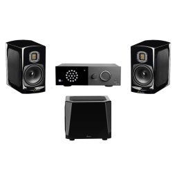 Pachet cu boxe Goldenear BRX Subwoofer Goldenear Supersub X Amplificator Lyngdorf TDAI-1120