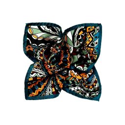 Batista matase Gentlemen`s Corner - Green, Orange & White