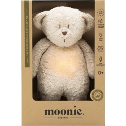 Moonie Bear 2.0 Organic Sand jucărie de adormit cu melodie 1 buc