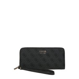 GUESS Portofel 'BRENTON SLG LRG ZIP AROUND' gri / gri metalic