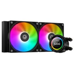 ID-Cooling CPU Water Cooler - Space SL240 XE (25dB; max. 129.39 m3/h; 2x12cm, LED A-RGB, negru)
