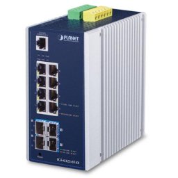 Switch PLANET IGS-6325-8T4X network switch Managed L3 Gigabit Ethernet (10/100/1000) Blue, Grey