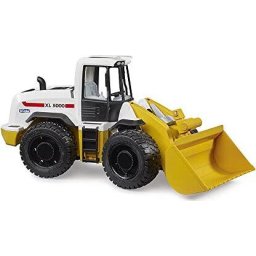 Bruder articulated wheel loader, model vehicle