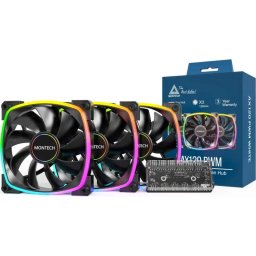 Kit 3x AX120 PWM Negru