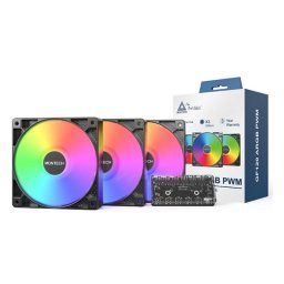 Kit 3x GF120 ARGB PWM Negru