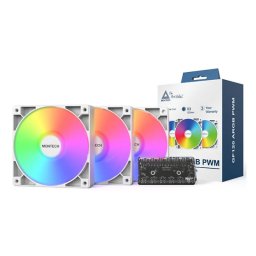 Kit 3x GF120 ARGB PWM Alb