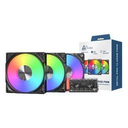 Kit 3x METAL PRO 120 ARGB PWM Negru