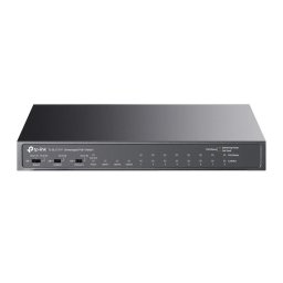 Switch TP-LINK TL-SL1311P, 8x100Mbps(8xPOE+) + 2x1000Mbps + 1xGigabit SFP, negru