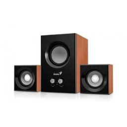 BOXE 2.1 GENIUS "SW-2.1 375", RMS: 3Wx2 + 6Wx1, wood "31731066103" (include timbru verde 1 leu)