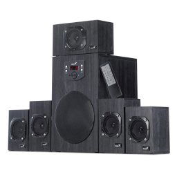 BOXE 5.1 GENIUS "SW-HF5.1 4500", RMS: 16Wx5 + 45Wx1, black, telecomanda "31730979100" (include timbru verde 1 leu)