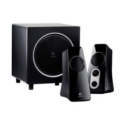 BOXE Logitech 2.1 "Z523" RMS power: 40 W (21W + 2 x 9.5W), All-around sound, Black "980-000321" (include timbru verde 1 leu)
