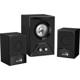 BOXE 2.1 GENIUS "SW-G2.1 500", RMS: 3.5Wx2 + 8Wx1, black "31730003401" (include timbru verde 1 lei)
