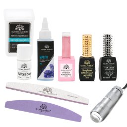 Kit pentru unghii „Manichiură la patiserie”, Global Fashion, 9 produse