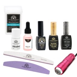 Kit pentru unghii „Nu ai timp de manichiură. O faci în pauza de cafea”, Global Fashion, 9 produse