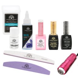 Kit pentru unghii „Manichiură în 30 min”, Global Fashion, 9 produse