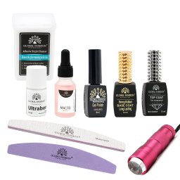 Kit pentru unghii „Manichiură până aștept taxiul”, Global Fashion, 9 produse