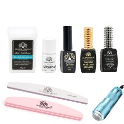 Kit pentru unghii "Manichiură taxi", Global Fashion, 8 produse