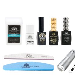Kit pentru unghii „Manichiură la picnic”, Global Fashion, 8 produse