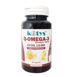 Q-Omega 3 - ulei de peste 1000mg 60cps Kotys