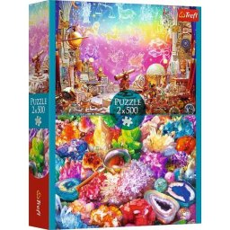 Trefl: Kosmos și cristaline puzzle 2 în 1 - 500 piese