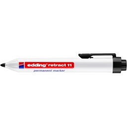 Marker permanent edding retract 11, negru