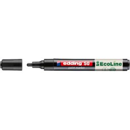 Marker cu vopsea pe baza de apa edding Ecoline 50, negru