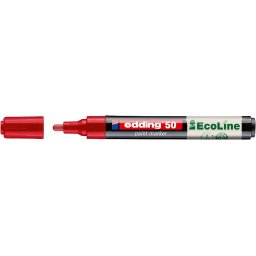 Marker cu vopsea pe baza de apa edding Ecoline 50, rosu