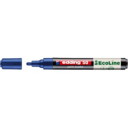 Marker cu vopsea pe baza de apa edding Ecoline 50, albastru