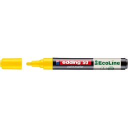 Marker cu vopsea pe baza de apa edding Ecoline 50, galben