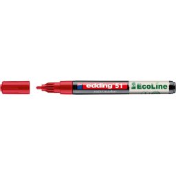 Marker cu vopsea edding Ecoline 51, rosu