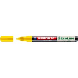 Marker cu vopsea edding Ecoline 51, galben