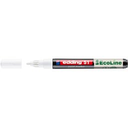 Marker cu vopsea edding Ecoline 51, alb