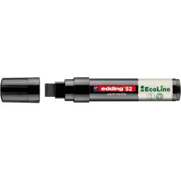 Marker cu vopsea pe baza de apa edding Ecoline 52, negru