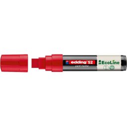 Marker cu vopsea pe baza de apa edding Ecoline 52, rosu