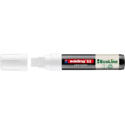 Marker cu vopsea pe baza de apa edding Ecoline 52, alb
