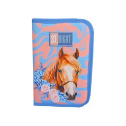 Penar neechipat 1 fermoar 2 extensii Majewski, Gama St. Right, Colectia Romantic Horse 2025, PC-03, 21x14x3.5 cm